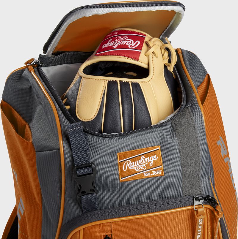 Lousiville Slugger Baseball/Softball Series 7 Stick Backpack Bag Orange  EBS7SP6 