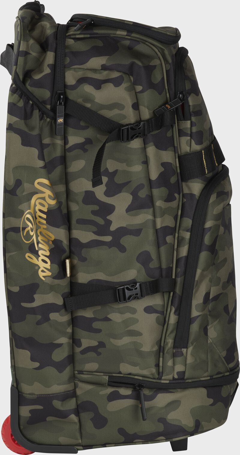 Rawlings Gold Collection Wheeled Bag | Catcher's Bags | Rawlings